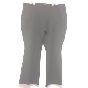 Eloquii Black High Rise Trouser Stretch Flare Leg Dress Pants Workwear Size 28